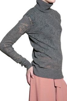 Vanessa Bruno Cashmere Cut Out Knit Sweater - Lyst