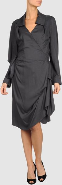 Vivienne Westwood Red Label 3/4 Length Dress in Gray (steel) - Lyst