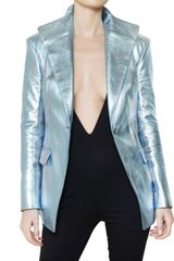 Balmain Nappa Blazer Leather Jacket
