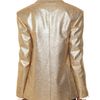 Balmain Lurex Jacket in Gold - Lyst