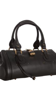 Chloé Black Calfskin Paddington Satchel - Lyst