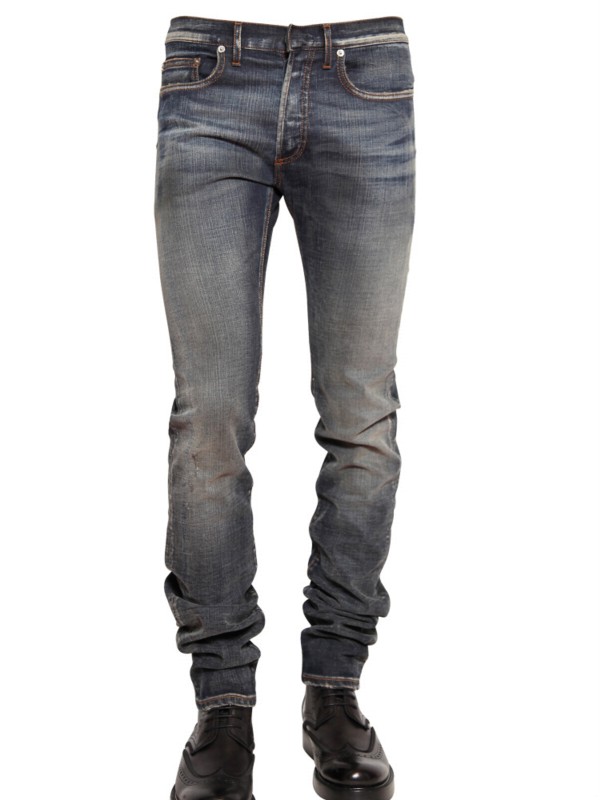 Dior Homme 17,5cm Jake Washed Denim Jeans in Blue for Men | Lyst