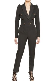 Emilio Pucci Tuxedo Wool Jersey Jumpsuit - Lyst