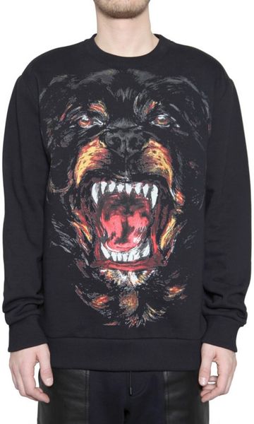 rottweiler sweatshirt givenchy rottweiler fleece sweatshirt in black for lyst rottweiler sweatshirt givenchy rottweiler fleece sweatshirt in black for lyst