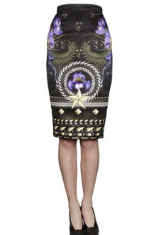 Givenchy Scarf Print Duchesse Pencil Skirt - Lyst
