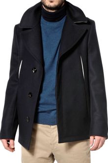 Maison Martin Margiela Diagonal Light Felt Wool Sport Jacket - Lyst