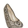 Nicholas Kirkwood 150mm Laser Cut Silk and Suede Wedges in Black (beige) - Lyst