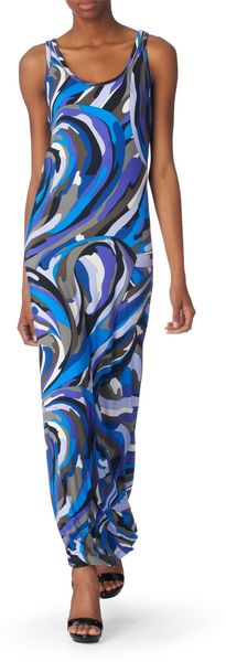 Pucci Printed Maxi Dress - Lyst