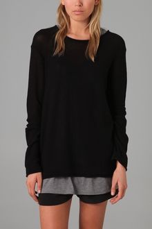 T By Alexander Wang Loose Knit Pullover - Lyst