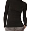 Yves Saint Laurent Wool Rib Turtleneck Sweater in Black (charcoal) - Lyst