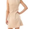 Goat Wool Crepe Dress in Pink (nude) - Lyst