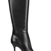 Jimmy Choo Edina Leather Kneehigh Boots in Black - Lyst
