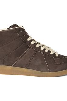 Maison Martin Margiela Leather High Top Sneakers - Lyst