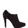 Sam Edelman Black Renzo Studded Suede Ankle Boot in Black - Lyst