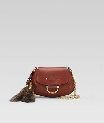  Burgundy Leather Smilla Small Crossbody Bag 