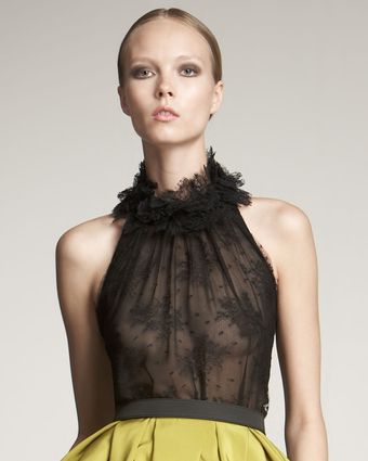 Jason Wu Lace Halter Top - Lyst