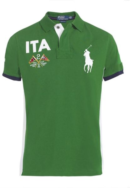 Polo Italy New - Polo Ralph Custom Fit New Italy Polo Shirt In Green polo italy new polo ralph custom fit new italy polo shirt in green