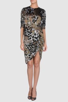 Roberto Cavalli Short Dress - Lyst