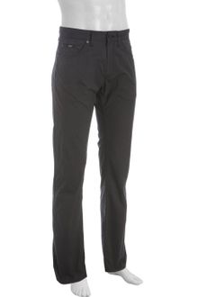 Hugo Boss Black Pinstripe Cotton Maine Straight Leg Pants - Lyst