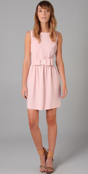RED Valentino Sleeveless Dress with Bow - Lyst