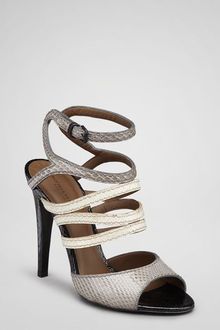 Bottega Veneta Light Titanium Buttermilk Ayers Sandal - Lyst