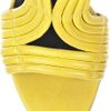 Elizabeth And James Star Ribbed Leather Sandals in Yellow - Lyst