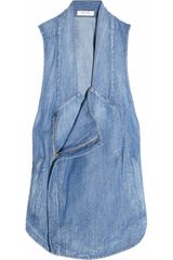 Helmut Lang Asymmetric Denim Vest