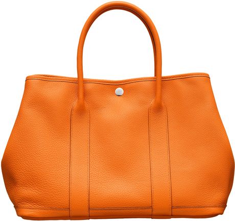Hermes Garden Party Bag in Orange - Lyst