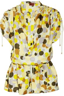 Missoni Gita Spot-print Silk Kaftan Top - Lyst