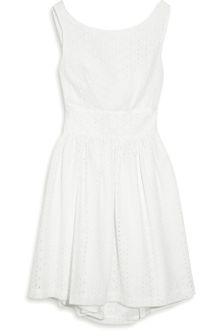 Sara Berman Broderie Anglaise Cotton-blend Dress - Lyst