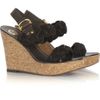 Tory Burch Andra Braided Leather Wedge Sandals in Brown - Lyst