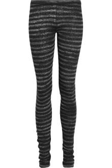 Zoe Tees Striped Cotton-blend Leggings - Lyst