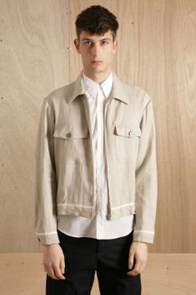 Nigel Cabourn Mens Denim X Linen Deck Jacket - Lyst