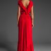Odylyne Frilled Hummingbird Dress in Red - Lyst