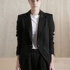 Preen Womens Crepe Black Buffalo Jacket in Black - Lyst