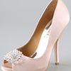 Badgley Mischka Lissa Satin Pumps in Pink - Lyst