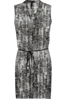 Edun Printed Silk-georgette Dress - Lyst