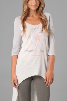 Free People The Concert Raglan in Ivory - Lyst