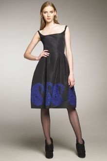 Oscar de la Renta Paisley-hem Dress - Lyst