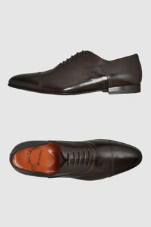 Santoni Laced Shoes - Lyst