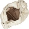 Marni Ruched Leather Shoulder Bag in Beige (cream)