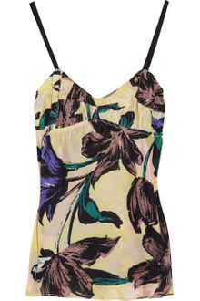 Marni Floral-print Silk Camisole - Lyst
