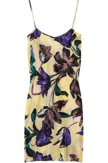 Marni Floral-print Silk Chemise - Lyst