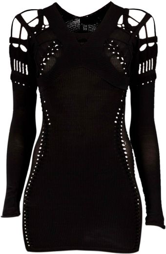 Mark Fast Knitted Strap Dress - Lyst
