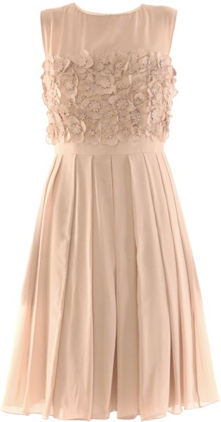 Maxmara Pianoforte Silk Flower Dress - Lyst