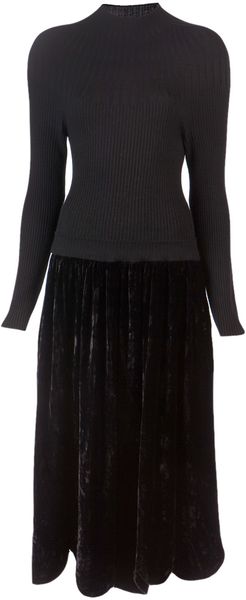 Comme Des Garçons Archive Sweater Dress - Lyst