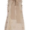 Red Valentino Silk Appliqué Top in Beige (nude) - Lyst