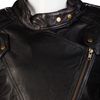 Shakuhachi Leather Paneled Biker Jacket in Black - Lyst