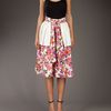 Yves Saint Laurent Vintage Vintage Peplum Detail Skirt in Floral (pink) - Lyst