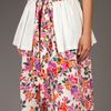 Yves Saint Laurent Vintage Vintage Peplum Detail Skirt in Floral (pink) - Lyst